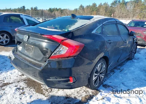 2016 Honda Civic Ex-L from USA, damaged, VIN 19XFC1F77GE205666